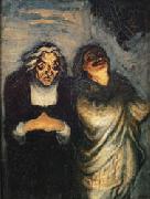 Honore  Daumier Scene from a Comedy Germany oil painting artist